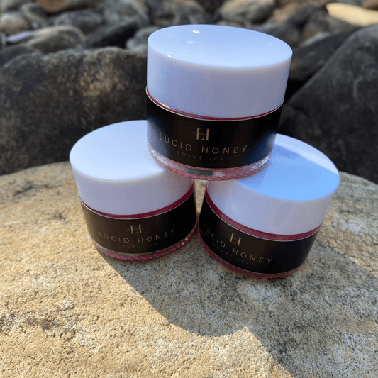 Pink Cookie Lip Scrub - Lucid Honey Cosmetics